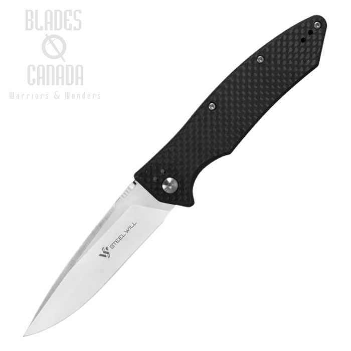 Steel Will Resident Folding Knife, D2 Steel, Titanium/Carbon Fiber, SMGF1591
